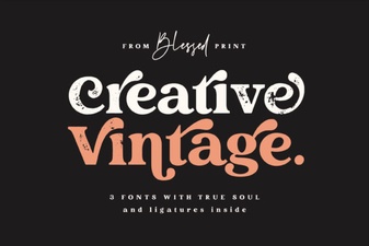 Elevate Projects with Vintage & Creative Typography