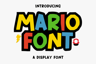 Creative Project Ideas Using Mario Font