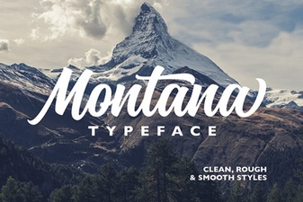 A Modern Font for Creative Montana Projects